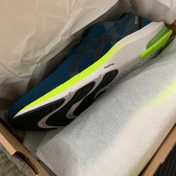 Ascis mens 11 size gel-pulse, manko blue.black sneakers - Picture 3 of 5